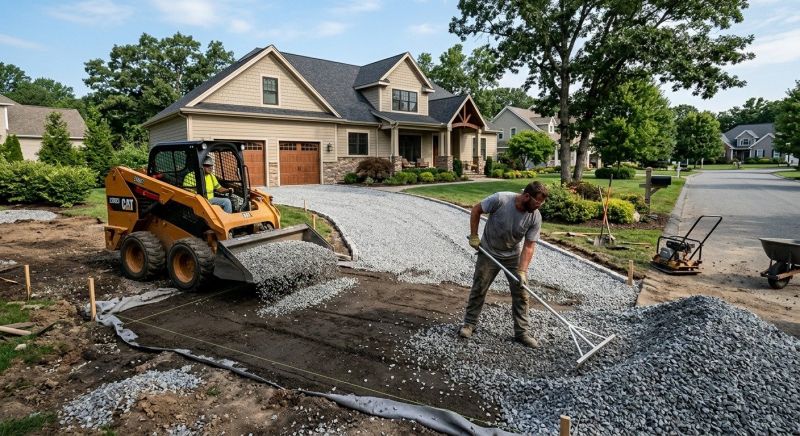 Shed Gravel Pad Installation Service
