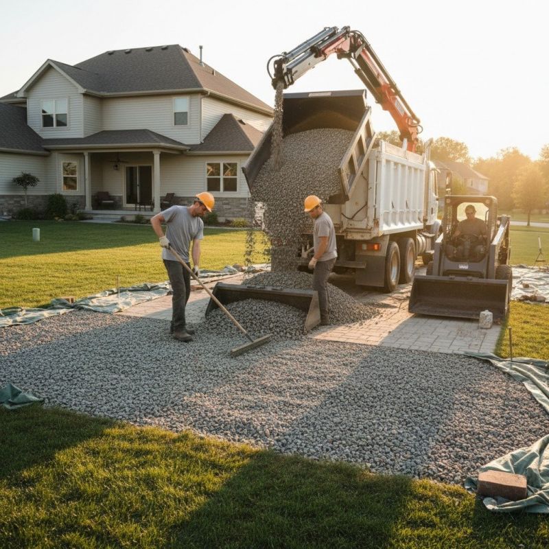 Shed Gravel Pad Installation