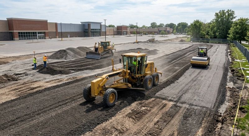 Parking Lot Gravel Repair in Acworth, GA
