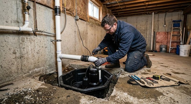 Sump Pump Installation in Providence, RI